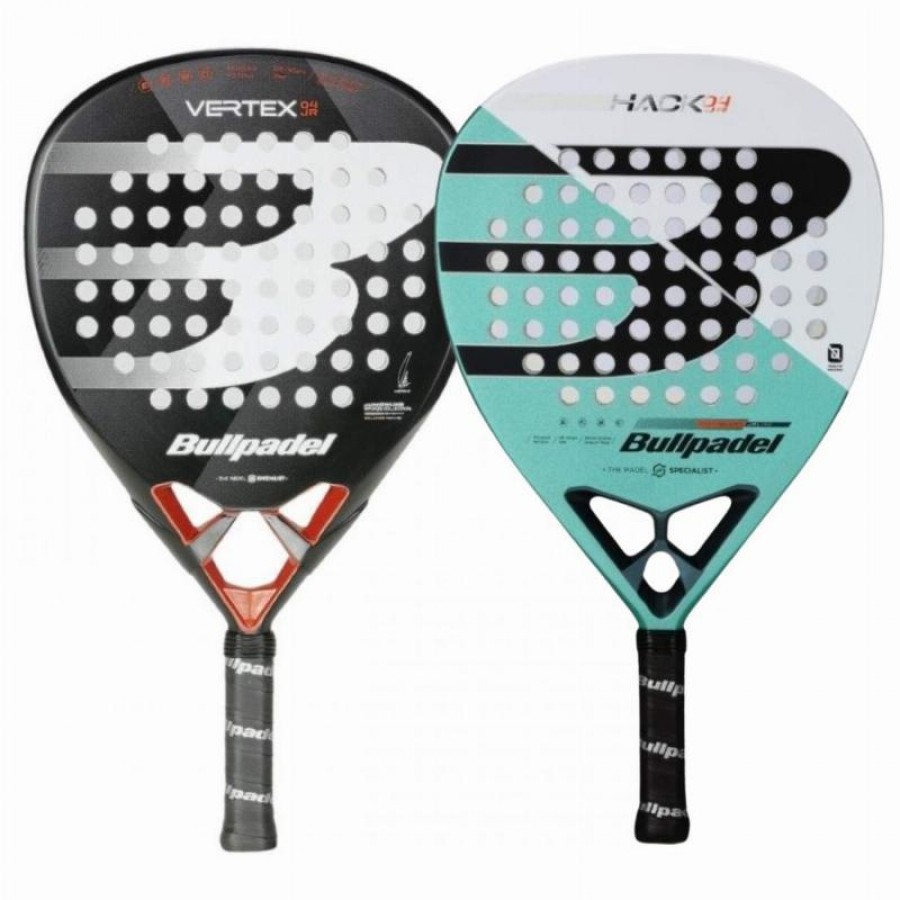 Pack Pala Bullpadel Tello Vertex 04 Junior 2025 y Pala Bullpadel Paquito Navarro Hack 04 Junior 2025  Oferta + Barato