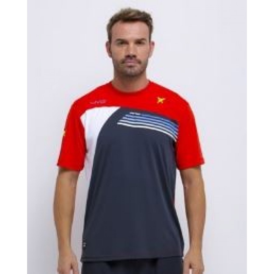 DROP SHOT T-SHIRT CINZENTA INVICTUS PADDLE VESTUÁRIO - Barata Oferta Outlet