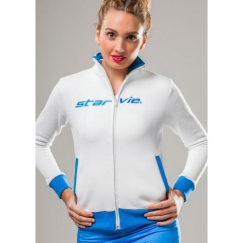 ROPA DE PADEL STARVIE CHAQUETA Power White Blue ROPA DE PADEL STARVIE CHAQUETA Power White Blue