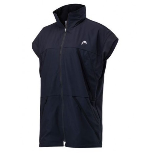 Ropa de Padel Head CAPSULE SLEEVELESS OUTER JACKET W BLACK Ropa de Padel Head CAPSULE SLEEVELESS OUTER JACKET W BLACK