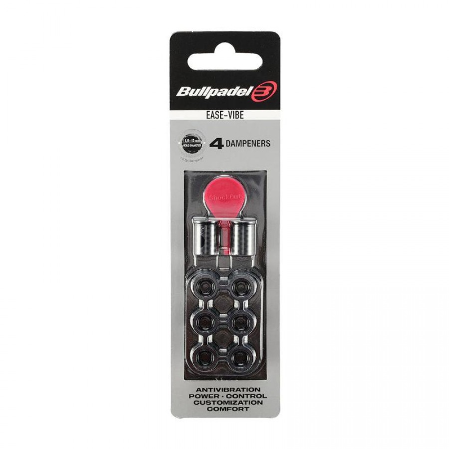 Antivibrador Bullpadel Ease Vibe Negro  Oferta + Barato