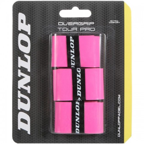 Blister Dunlop 3 Overgrips Tour Pro Pink Fluorine Blister Dunlop 3 Overgrips Tour Pro Pink Fluorine