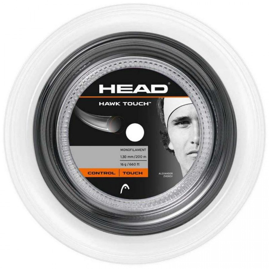 Bobina Cordaje 200m Head Hawk Touch 1,30mm Antracita  Offre - Pas cher