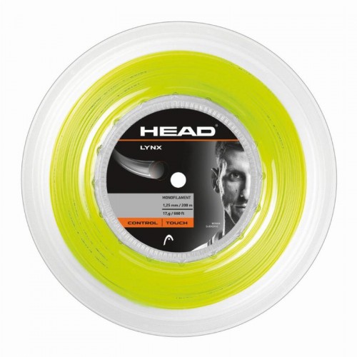 Bobina Cordaje 200m Head Lynx 1,25mm Amarillo Bobina Cordaje 200m Head Lynx 1,25mm Amarillo