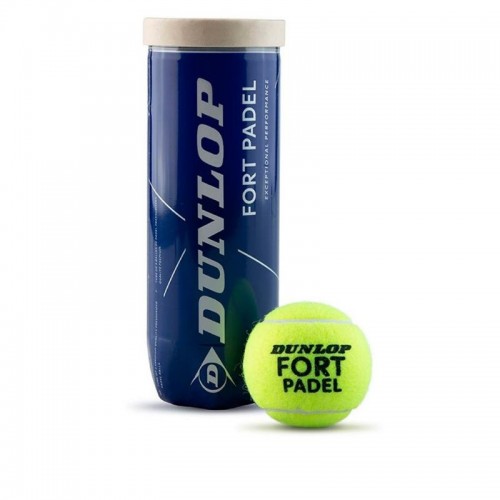Bote de 3 Pelotas Dunlop Fort Padel Bote de 3 Pelotas Dunlop Fort Padel