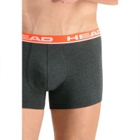 Boxers Head Basic Gris Rojo 2 Unidades  Oferta + Barato