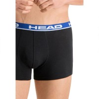 Boxer Head Basic Noir Bleu 2 unites  Offre - Pas cher
