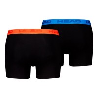 Boxers Head Arancione Blu Nero 2 Unita  Offerta + Economico