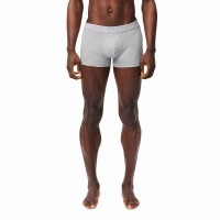Boxers Lacoste Negro Blanco Gris Vigore 3 Unidades  Oferta + Barato