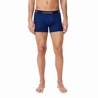 Boxers Lacoste Pique Azul Marino 3 Unidades  Oferta + Barato