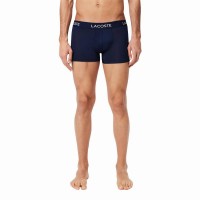 Boxers Lacoste Pique Azul Marino 3 Unidades  Oferta + Barato