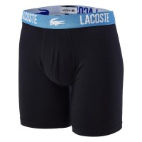 Boxers Lacoste Poliamida Negro 3 Unidades