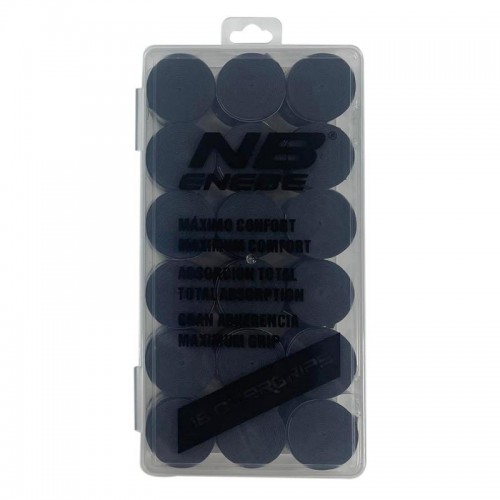 Enebe Box 18 Overgrips Plain Black Enebe Box 18 Overgrips Plain Black