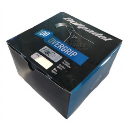 Box Overgrips Bullpadel White 100 Units Box Overgrips Bullpadel White 100 Units