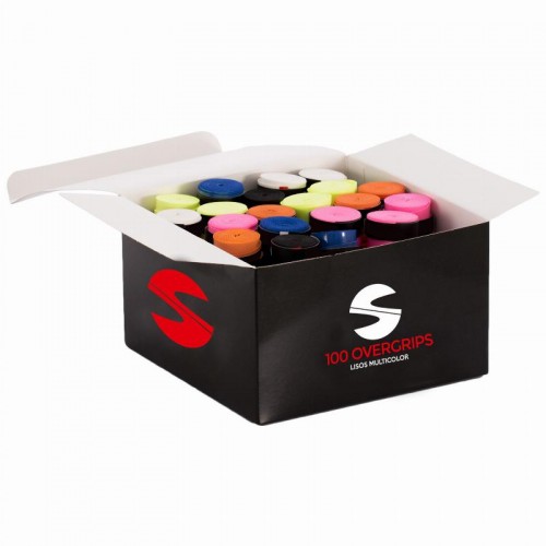 Multicolor Softee Overgrips Box 100 Units Multicolor Softee Overgrips Box 100 Units