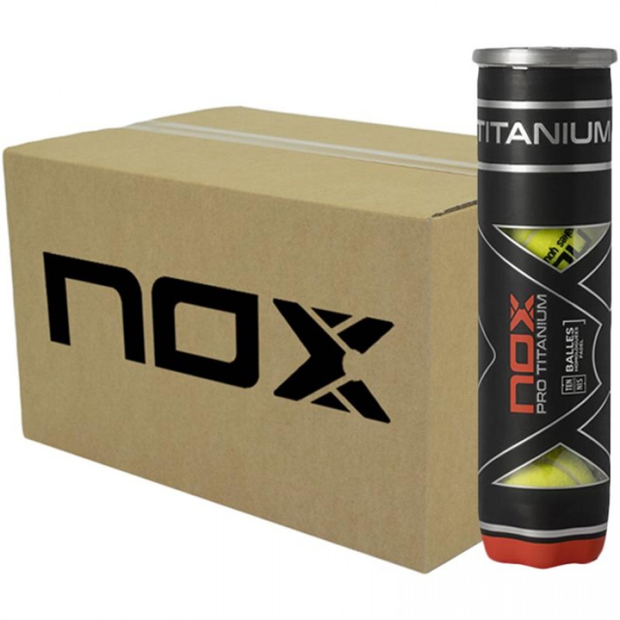 Cajon 96 Pelotas - 24 Botes de 4 pcs - Nox Pro Titanium