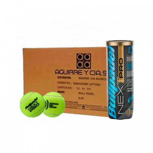 Cajon 72 Pelotas - 24 Cans of 3 pcs - Bullpadel FIP Next Pro Cajon 72 Pelotas - 24 Cans of 3 pcs - Bullpadel FIP Next Pro