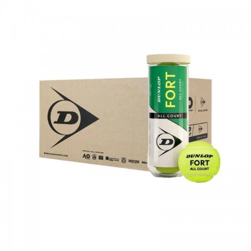 Cajon 72 Pelotas - 24 Botes de 3 Uds - Dunlop Fort All Court Cajon 72 Pelotas - 24 Botes de 3 Uds - Dunlop Fort All Court