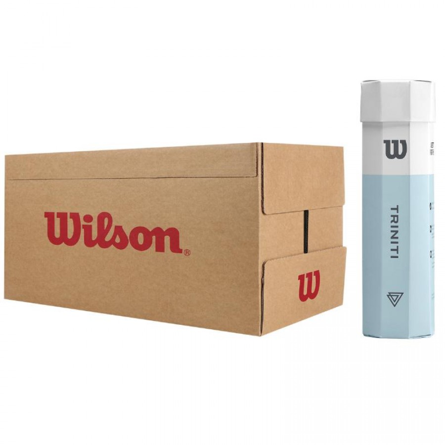 Cajon 72 Pelotas - 18 Botes de 4 Uds - Wilson Triniti  Oferta + Barato