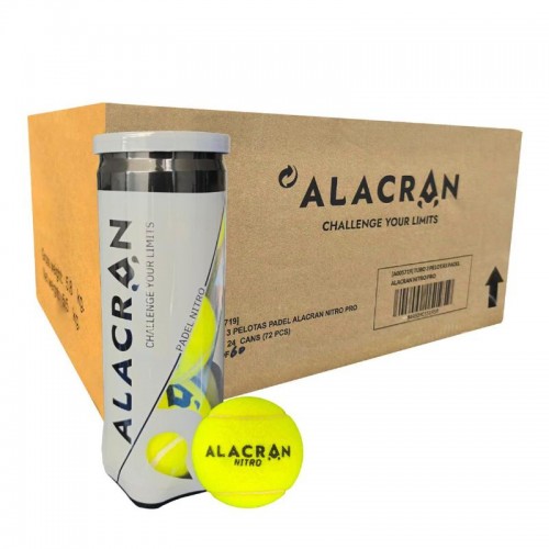 Cajon 72 Pelotas - 24 Botes de 3 uds - Alacran Nitro Cajon 72 Pelotas - 24 Botes de 3 uds - Alacran Nitro