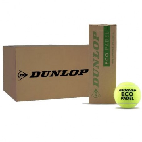 Cajon 72 Pelotas - 24 Botes de 3 uds - Dunlop Eco Padel Cajon 72 Pelotas - 24 Botes de 3 uds - Dunlop Eco Padel