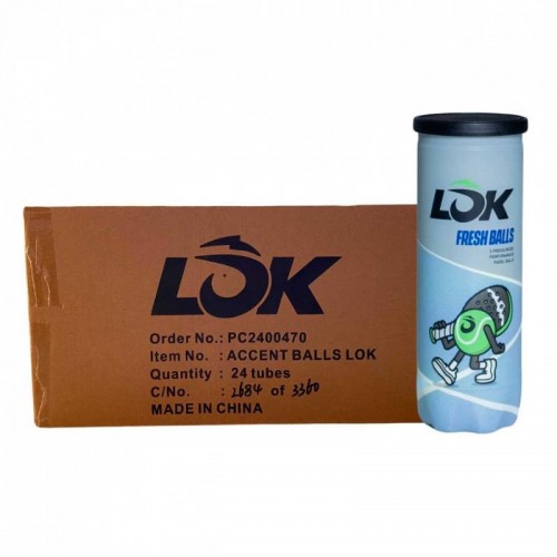 Cajon 72 Pelotas - 24 Botes de 3 uds - Lok Fresh Cajon 72 Pelotas - 24 Botes de 3 uds - Lok Fresh