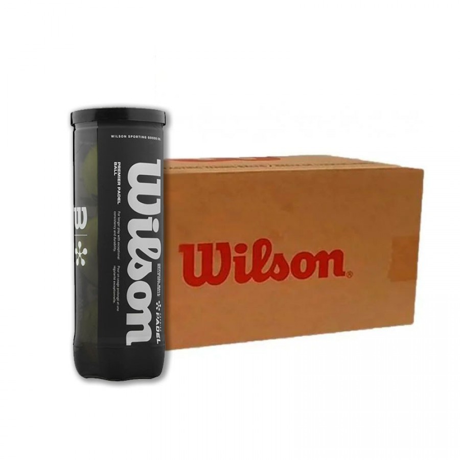 Cajon 72 Pelotas - 24  Botes de 3 uds - Wilson Padel Premier  Oferta + Barato
