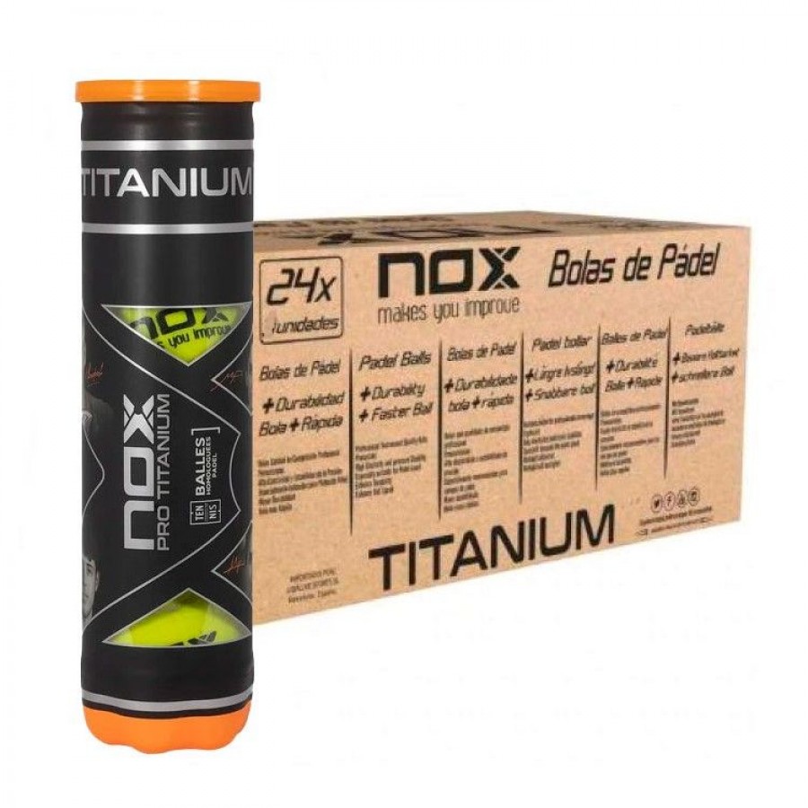 Boite 96 Boules - 24 Boites de 4 pieces - Nox Pro Titanium  Offre - Pas cher