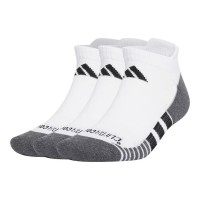 Adidas Low Cut Socks White Black 3 Pairs  Offer + Cheap