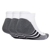 Adidas Low Cut Socks White Black 3 Pairs  Offer + Cheap