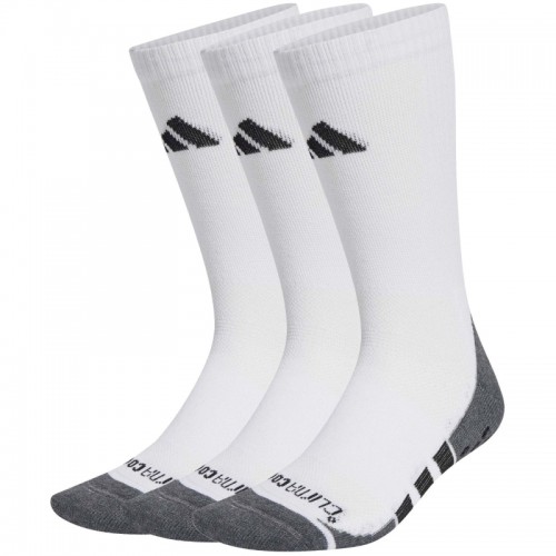 Calcetines Adidas Performance Climacool Crew Blanco Gris 3 Pares Calcetines Adidas Performance Climacool Crew Blanco Gris 3 Pares