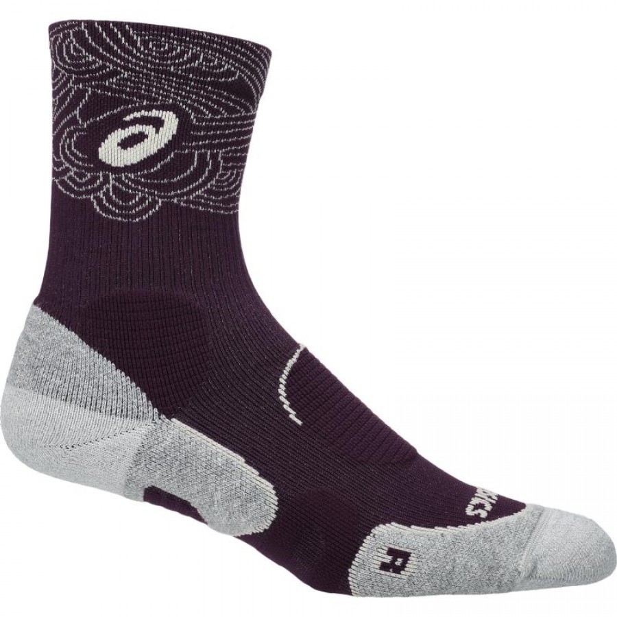 Cour de tennis Calcetines Asics Crew Court Grenades Sombre 1 Par