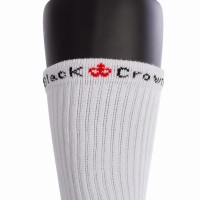 Chaussettes hautes couronnes noires blanches 3 paires  Offre - Pas cher