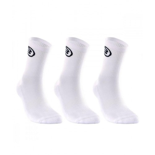 Bullpadel BP252 Socks 3 Pairs White Bullpadel BP252 Socks 3 Pairs White