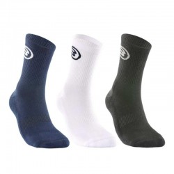 Bullpadel BP262 White Black Navy Socks 3 Pairs
