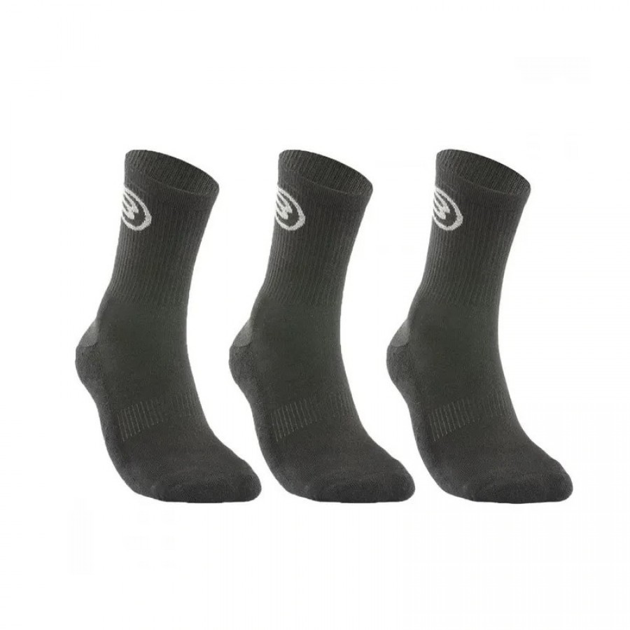 Calcetines Bullpadel BP262 Negro 3 Pares