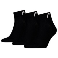 Calcetines Head All Sports Quarter Negro 3 Pares  Oferta + Barato