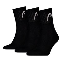 Calcetines Head All Sports Short Crew Negro 3 Pares  Oferta + Barato