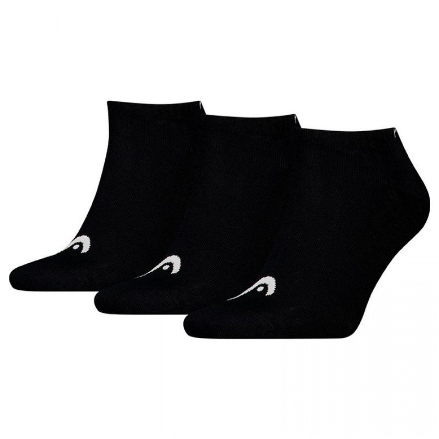 Calcetines Head All Sports Sneaker Negro 3 Pares  Oferta + Barato