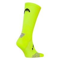 Calcetines Head Performance Padel Crew Amarillo Fluor 1 Par  Oferta + Barato