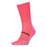 Calcetines Head Performance Padel Crew Coral Fluor 1 Par  Oferta + Barato