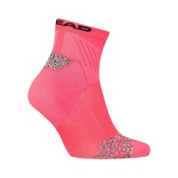 Calcetines Head Performance Padel Quarter Coral Fluor 1 Par  Oferta + Barato