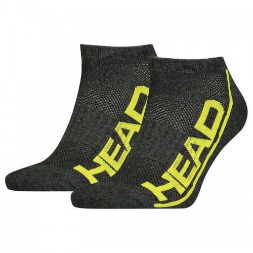 Head Performance Sneaker Socks Lime Grey 2 Pairs Head Performance Sneaker Socks Lime Grey 2 Pairs