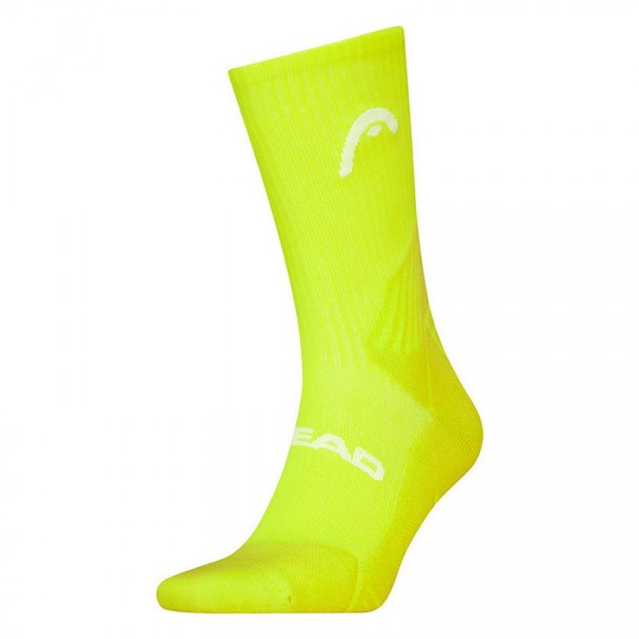 Calcetines Head Performance Tennis Crew Amarillo Fluor 1 Par  Offer + Cheap