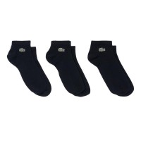 Calcetines Lacoste Classic Corte Bajo Negro 3 Pares