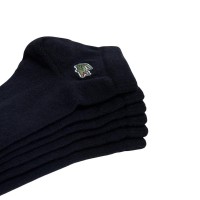 Calcetines Lacoste Classic Corte Bajo Negro 3 Pares
