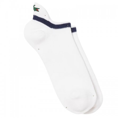 Lacoste Sport Low Cut Socks Navy White 1 Pair