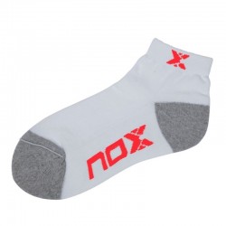Calcetines Nox Blanco Naranja 1 Par