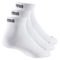 Calcetines Puma Quarter Blanco 3 pares  Oferta + Barato