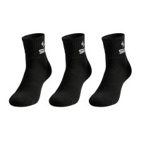 Siux Basic 26 Mid-Calf Socks Black 3 Pairs